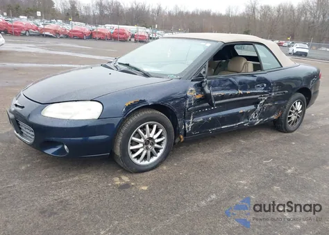 2001 Chrysler Sebring Lxi из США, поврежденный, VIN 1C3EL55U71N599431